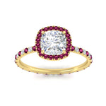 Load image into Gallery viewer, cushion-cut-halo-eternity-pink-sapphire-engagement-ring-in-yellow-gold-FD9372CURGSADRPIANGLE5-NL-YG_9a24fade-fb70-442e-8a1d-83f86a68bd7d.jpg?v=1763117971
