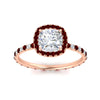 Load image into Gallery viewer, cushion-cut-halo-eternity-ruby-engagement-ring-in-rose-gold-FD9372CURGRUDRANGLE5-NL-RG.jpg?v=1763117962