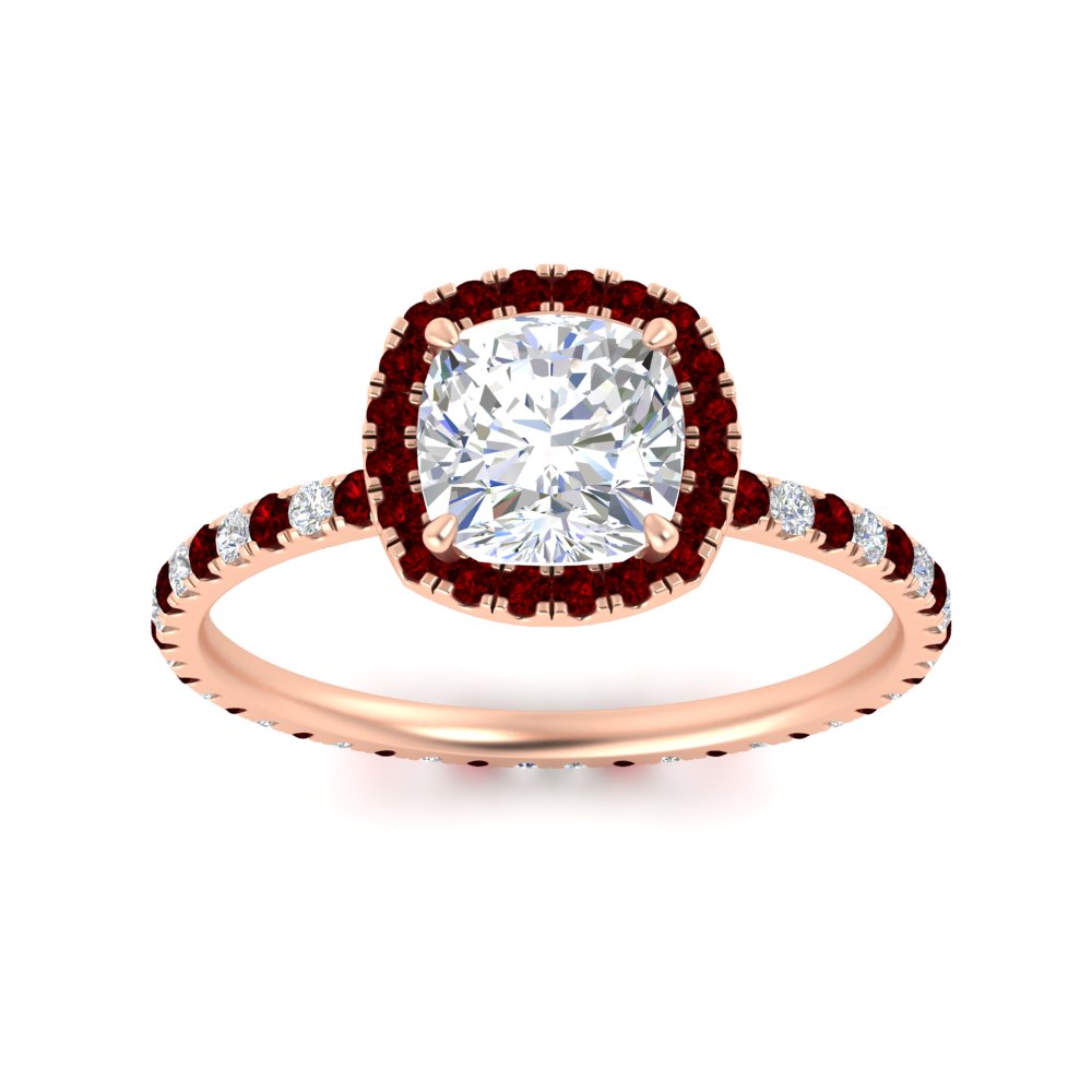 cushion-cut-halo-eternity-ruby-engagement-ring-in-rose-gold-FD9372CURGRUDRANGLE5-NL-RG.jpg?v=1763117962