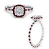 Load image into Gallery viewer, cushion-cut-halo-eternity-ruby-engagement-ring-in-white-gold-FD9372CURGRUDRANGLE3-NL-WG.jpg?v=1763117962