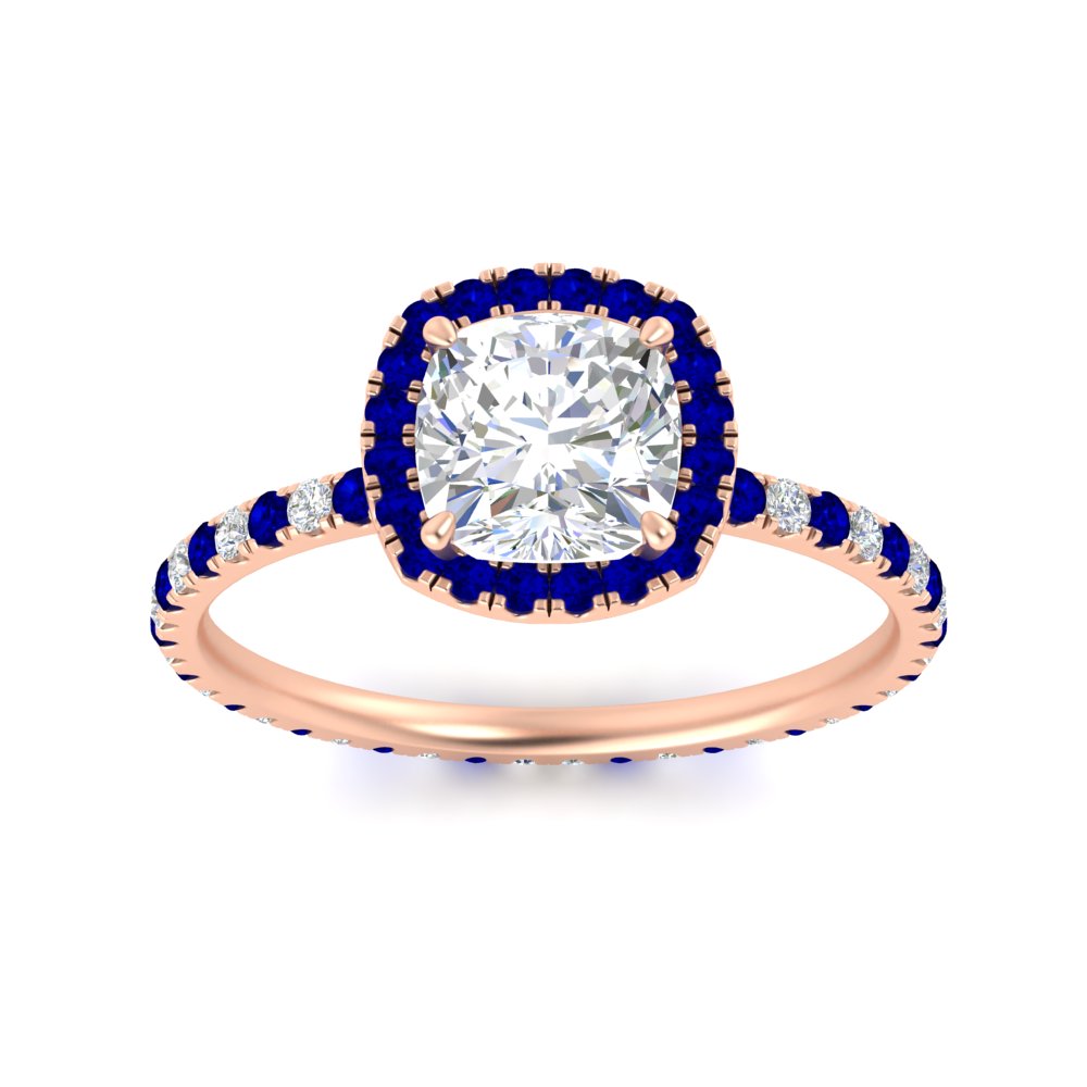 cushion-cut-halo-eternity-sapphire-engagement-ring-in-rose-gold-FD9372CURGSABLANGLE5-NL-RG.jpg?v=1763117962