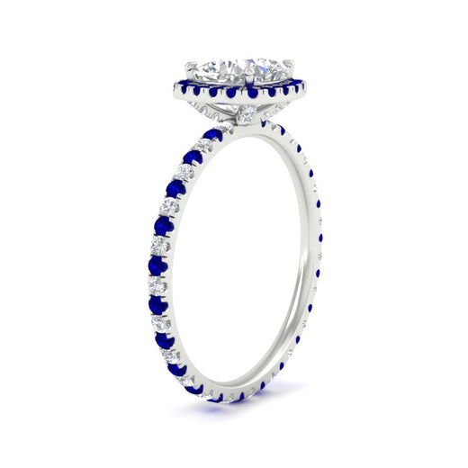 cushion-cut-halo-eternity-sapphire-engagement-ring-in-white-gold-FD9372CURGSABLANGLE2-NL-WG.jpg?v=1763117962