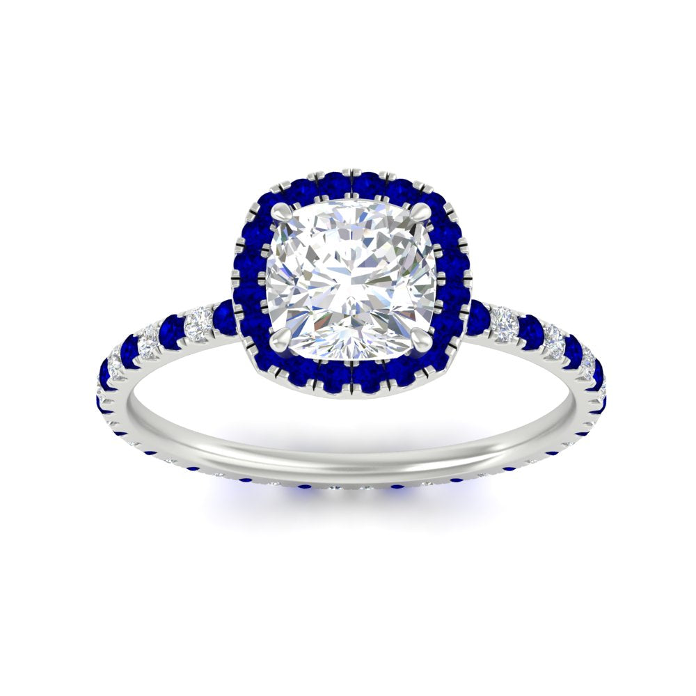 cushion-cut-halo-eternity-sapphire-engagement-ring-in-white-gold-FD9372CURGSABLANGLE5-NL-WG.jpg?v=1763117962