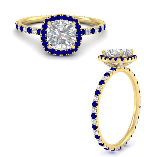 cushion-cut-halo-eternity-sapphire-engagement-ring-in-yellow-gold-FD9372CURGSABLANGLE3-NL-YG.jpg?v=1763117962