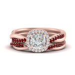 Load image into Gallery viewer, cushion-cut-halo-ruby-infinity-bridal-set-in-rose-gold-FD9212CUGRUDR-NL-RG-B2.jpg
