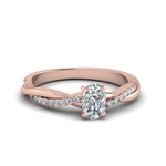 Load image into Gallery viewer, cushion-cut-infinity-twist-diamond-engagement-ring-in-rose-gold-FD8253CURHAND-NL-RG
