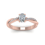 Load image into Gallery viewer, cushion-cut-infinity-twist-diamond-engagement-ring-in-rose-gold-FD8253CURHAND-NL-RG
