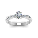 Load image into Gallery viewer, cushion-cut-infinity-twist-diamond-engagement-ring-in-white-gold-FD8253CURHAND-NL-WG
