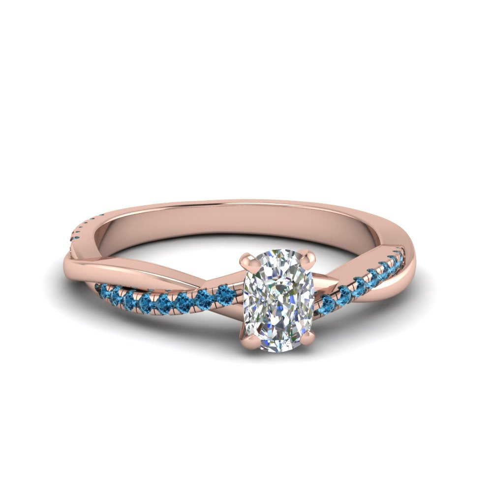 cushion-cut-infinity-twist-diamond-engagement-ring-with-ice-blue-topaz-in-14K-rose-gold-FD8253CURGICBLTO-NL-RG