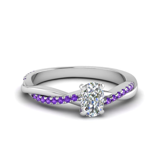cushion-cut-infinity-twist-diamond-engagement-ring-with-violac-topaz-in-14K-white-gold-FD8253CURGVITO-NL-WG