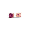 Load image into Gallery viewer, cushion-cut-pink-sapphire-basket-stud-earring-1-carat-in-rose-gold-fdear10411cugsadrpiangle4-1.00ct-nl-rg.jpg