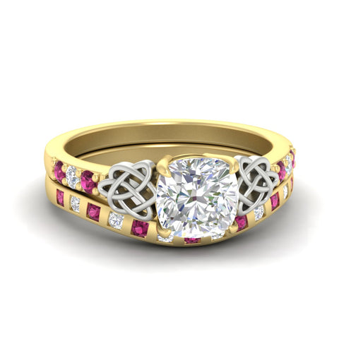 cushion-cut-pink-sapphire-celtic-two-tone-bridal-matching-set-in-yellow-gold-fdens2255cugsadrpisleep-nl-yg-ws4.jpg