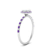 Load image into Gallery viewer, cushion-cut-purple-topaz-halo-petite-engagement-ring-in-white-gold-FD8523CURGVITOANGLE3-NL-WG