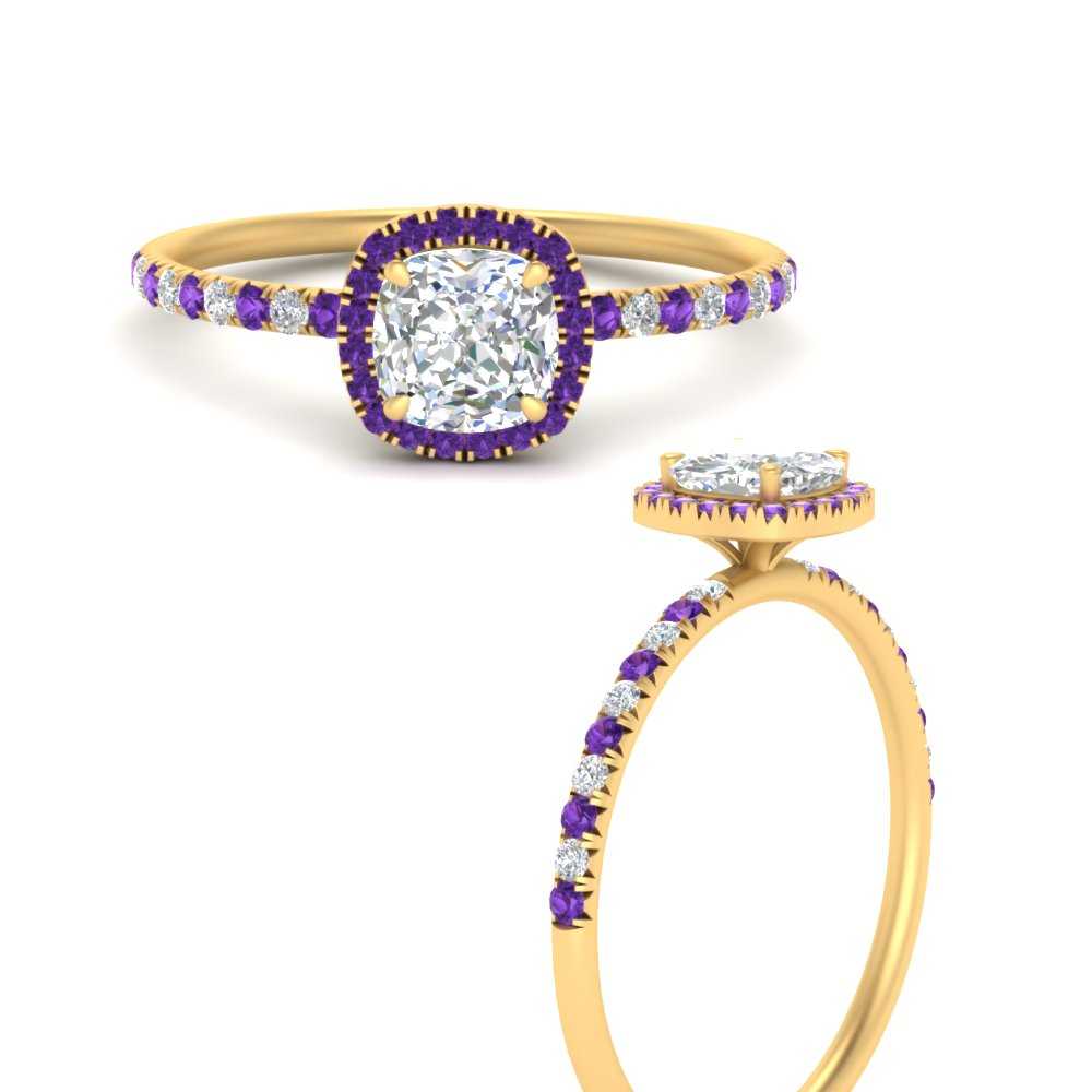 cushion-cut-purple-topaz-halo-petite-engagement-ring-in-yellow-gold-FD8523CURGVITOANGLE3-NL-YG