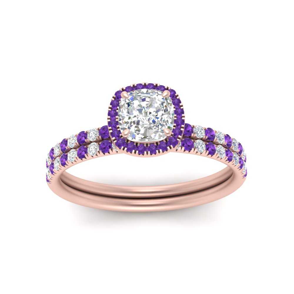 cushion-cut-purple-topaz-halo-wedding-ring-set-in-rose-gold-FD8523CUGVITO-NL-RG