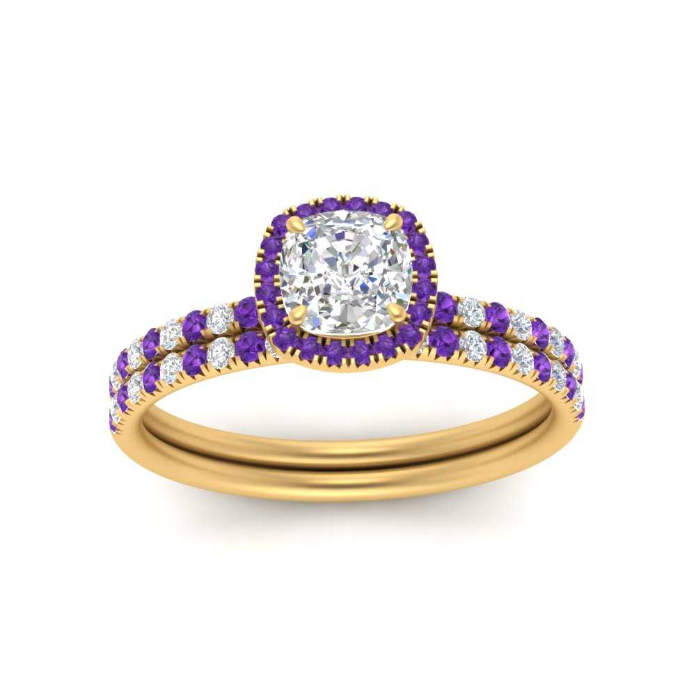 cushion-cut-purple-topaz-halo-wedding-ring-set-in-yellow-gold-FD8523CUGVITO-NL-YG