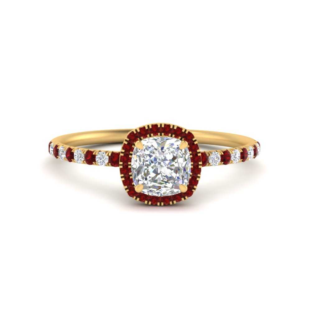 cushion-cut-ruby-halo-petite-engagement-ring-in-yellow-gold-FD8523CURGRUDRANGLE3-NL-YG