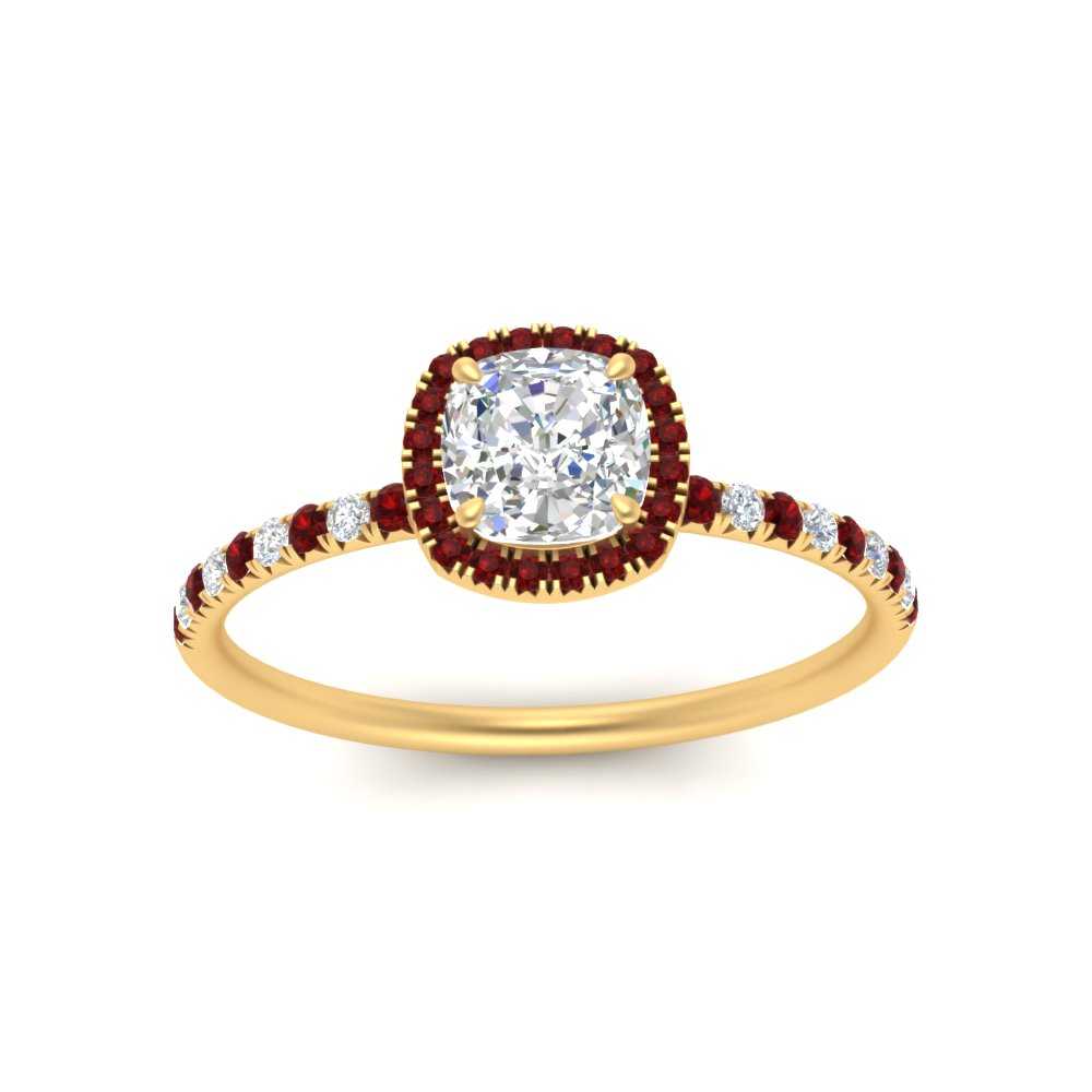 cushion-cut-ruby-halo-petite-engagement-ring-in-yellow-gold-FD8523CURGRUDRANGLE3-NL-YG
