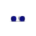Load image into Gallery viewer, cushion-cut-sapphire-basket-stud-earring-1-carat-in-platinum-fdear10411cugsablangle1-1.00ct-nl-wg.jpg
