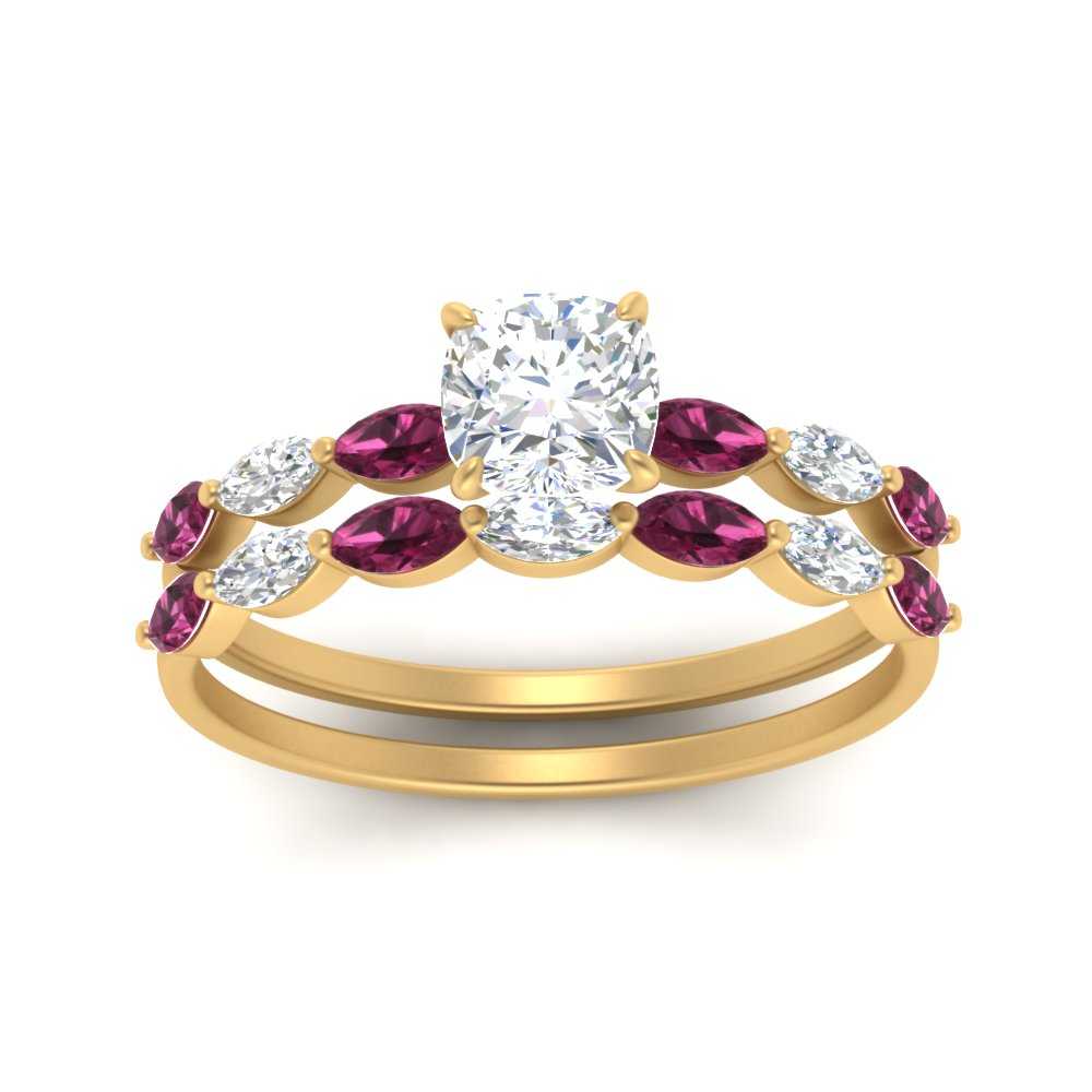 cushion-cut-single-prong-marquise-pink-sapphire-engagement-ring-and-band-in-FD9939CUGSADRPI-NL-YG