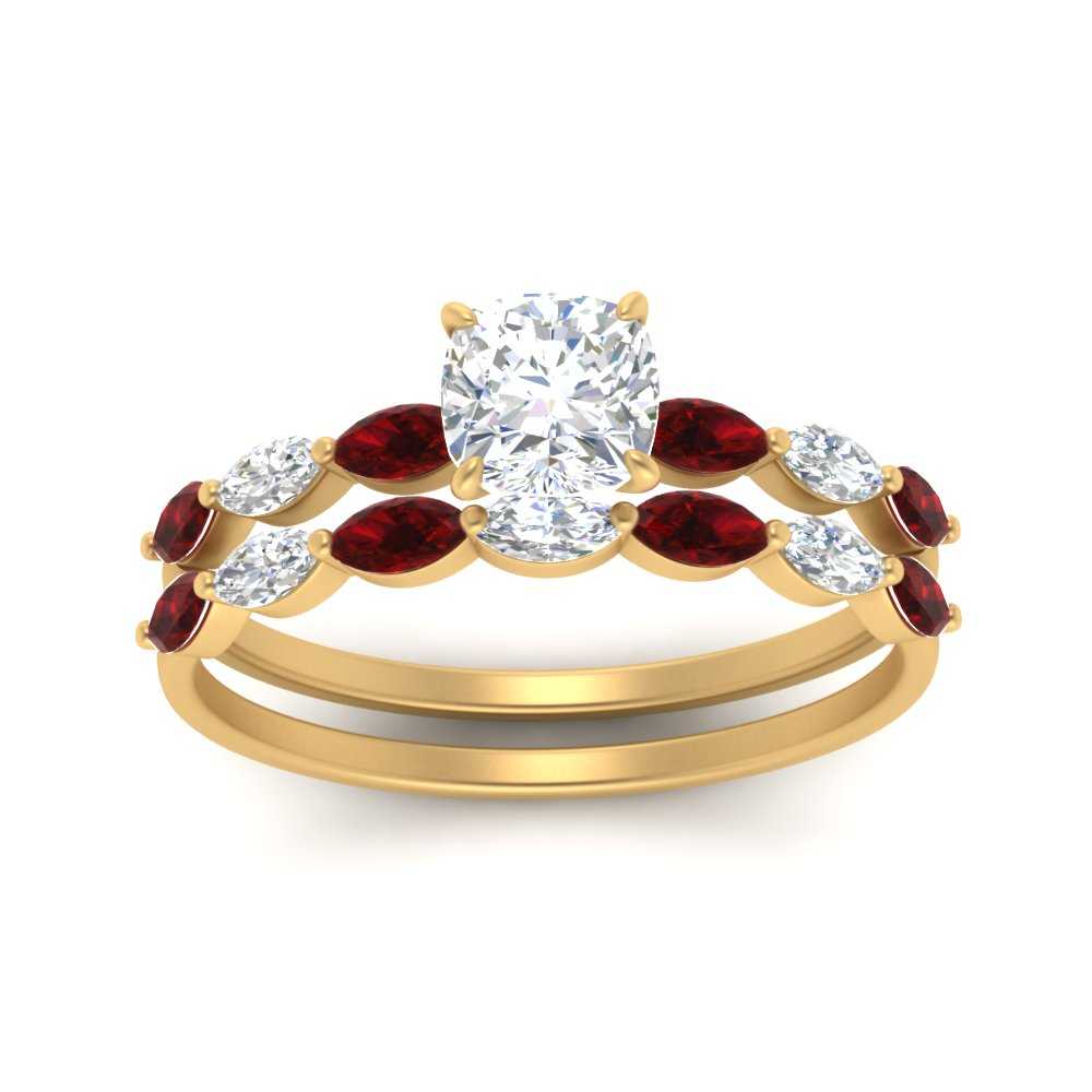cushion-cut-single-prong-marquise-ruby-engagement-ring-and-band-in-FD9939CUGRUDR-NL-YG