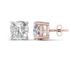 Load image into Gallery viewer, Cushion Diamond Basket Stud Earring