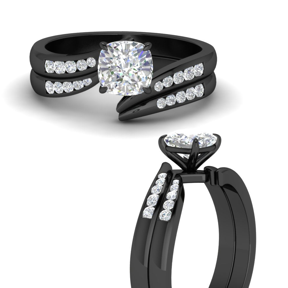 cushion-cut-swirl-channel-diamond-bridal-black-set-in-black-gold-FDENS4028CU-NL-BG.jpg