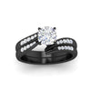 Load image into Gallery viewer, cushion-cut-swirl-channel-diamond-bridal-black-set-in-black-gold-FDENS4028CU-NL-BG.jpg