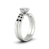 Load image into Gallery viewer, cushion-cut-swirl-channel-diamond-bridal-set-with-black-diamond-in-white-gold-FDENS4028CUGBLACK-NL-WG.jpg