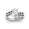 Load image into Gallery viewer, cushion-cut-swirl-channel-diamond-bridal-set-with-black-diamond-in-white-gold-FDENS4028CUGBLACK-NL-WG.jpg