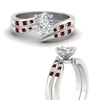 Load image into Gallery viewer, cushion-cut-swirl-channel-diamond-bridal-set-with-ruby-in-white-gold-FDENS4028CUGRUDR-NL-WG.jpg