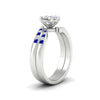 Load image into Gallery viewer, cushion-cut-swirl-channel-diamond-bridal-set-with-sapphire-in-white-gold-FDENS4028CUGSABL-NL-WG.jpg