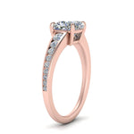 Load image into Gallery viewer, cushion-cut-swirl-engraved-channel-accent-diamond-engagement-ring-in-FD122866CUR-NL-RG
