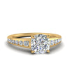 Load image into Gallery viewer, cushion-cut-swirl-engraved-channel-accent-diamond-engagement-ring-in-FD122866CUR-NL-YG