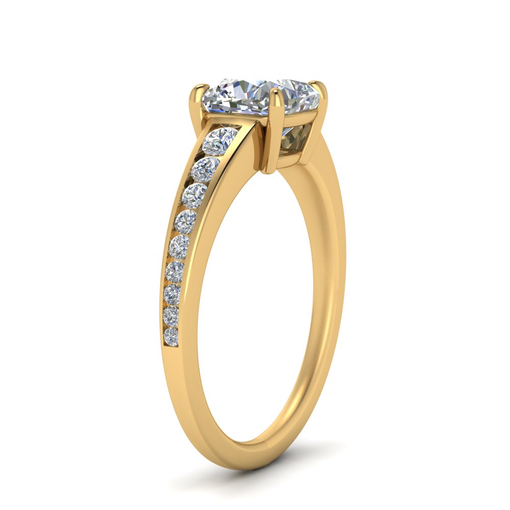 cushion-cut-swirl-engraved-channel-accent-diamond-engagement-ring-in-FD122866CUR-NL-YG