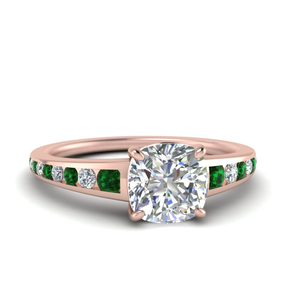 cushion-cut-swirl-engraved-channel-accent-diamond-engagement-ring-with-emerald-in-FD122866CURGEMGR-NL-RG