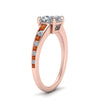 Load image into Gallery viewer, cushion-cut-swirl-engraved-channel-accent-diamond-engagement-ring-with-orange-sapphire-in-FD122866CURGSAOR-NL-RG