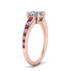 Load image into Gallery viewer, cushion-cut-swirl-engraved-channel-accent-diamond-engagement-ring-with-pink-sapphire-in-FD122866CURGSADRPI-NL-RG
