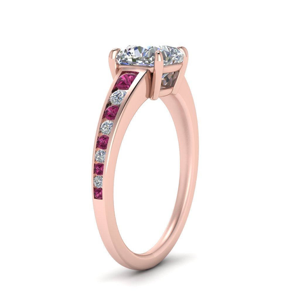 cushion-cut-swirl-engraved-channel-accent-diamond-engagement-ring-with-pink-sapphire-in-FD122866CURGSADRPI-NL-RG