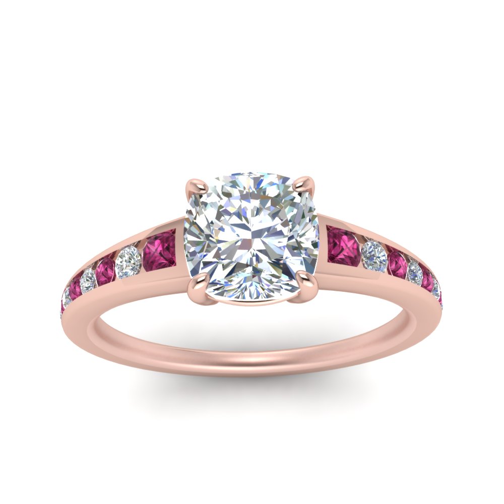 cushion-cut-swirl-engraved-channel-accent-diamond-engagement-ring-with-pink-sapphire-in-FD122866CURGSADRPI-NL-RG