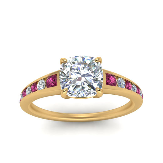 cushion-cut-swirl-engraved-channel-accent-diamond-engagement-ring-with-pink-sapphire-in-FD122866CURGSADRPI-NL-YG