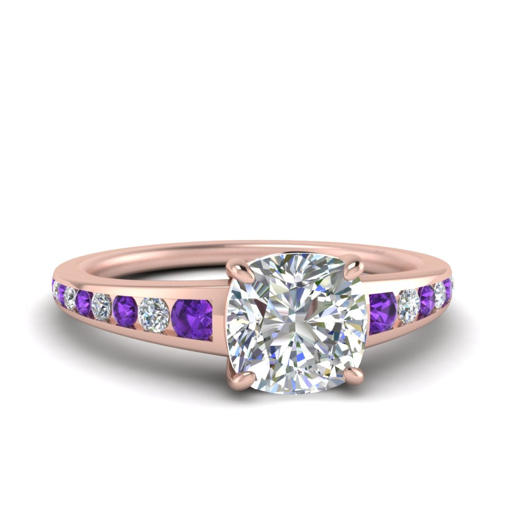 cushion-cut-swirl-engraved-channel-accent-diamond-engagement-ring-with-purple-topaz-in-FD122866CURGVITO-NL-RG