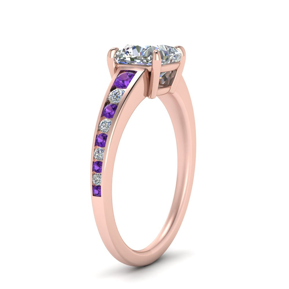 cushion-cut-swirl-engraved-channel-accent-diamond-engagement-ring-with-purple-topaz-in-FD122866CURGVITO-NL-RG
