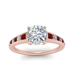 Load image into Gallery viewer, cushion-cut-swirl-engraved-channel-accent-diamond-engagement-ring-with-ruby-in-FD122866CURGRUDR-NL-RG
