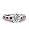 Load image into Gallery viewer, cushion-cut-swirl-engraved-channel-accent-diamond-engagement-ring-with-ruby-in-FD122866CURGRUDR-NL-WG