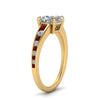 Load image into Gallery viewer, cushion-cut-swirl-engraved-channel-accent-diamond-engagement-ring-with-ruby-in-FD122866CURGRUDR-NL-YG