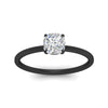 Load image into Gallery viewer, cushion-cut-thin-classic-solitaire-engagement-ring-in-black-gold-fdens9358curangle5-nl-bg