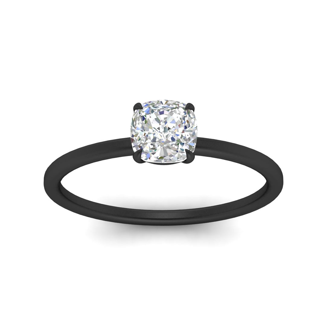 cushion-cut-thin-classic-solitaire-engagement-ring-in-black-gold-fdens9358curangle5-nl-bg