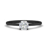 Load image into Gallery viewer, cushion-cut-thin-classic-solitaire-engagement-ring-in-black-gold-fdens9358cursleep-nl-bg