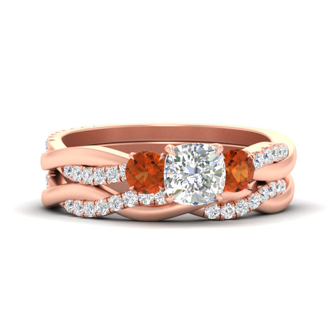 cushion-cut-three-stone-twisted-orange-sapphire-wedding-band-in-rose-gold-fdens3301cugsaorsleep-nl-rg.jpg